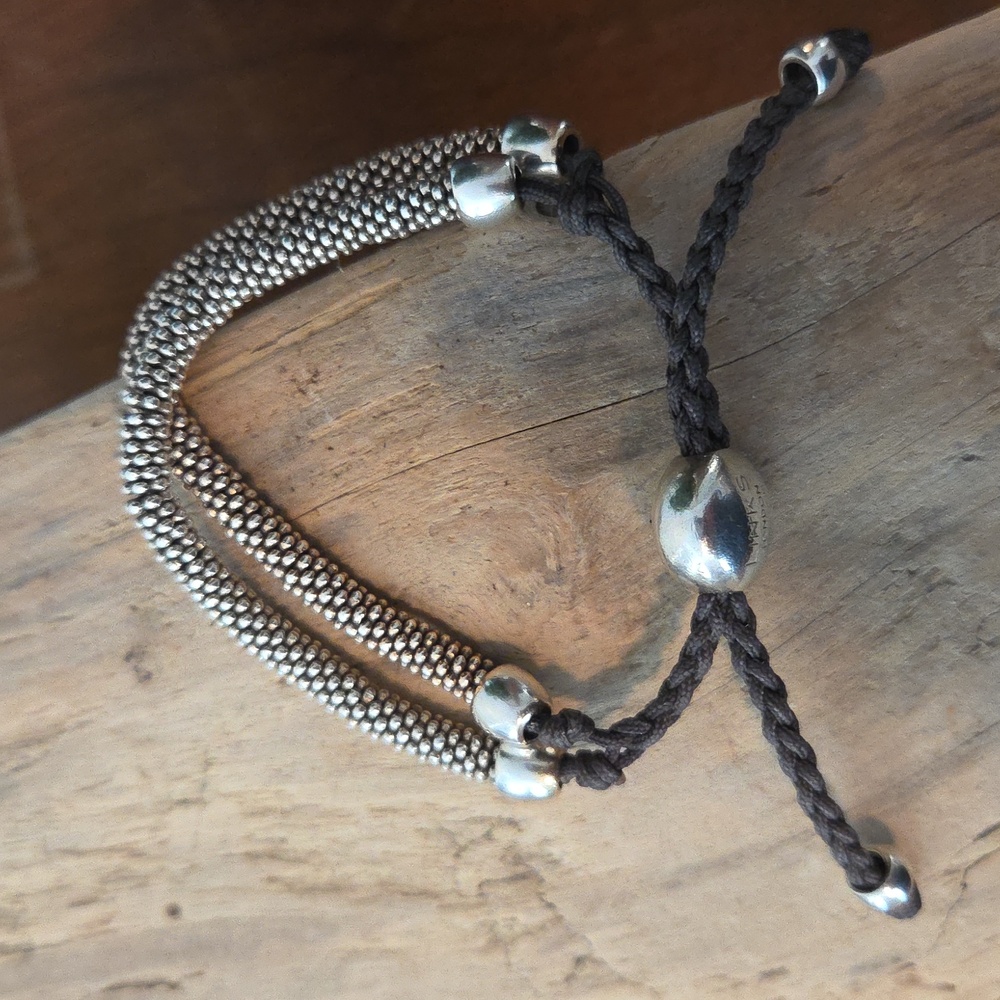 Links of London Effervescence Double Strand Friendship Bracelet
